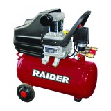 Compresor 2НР Raider, 1500 W, 8 bar, 24 l, 2800 rpm, protectie suprasarcina
