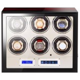 Cumpara ieftin Cutie intors ceasuri automatice iUni, Luxury Watch Winder 6 Mahon-Crem