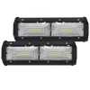 Set 2 Proiectoare LED Auto 144W, 48 LED, 24000LM, 6500K, IP67, Off Road, Utilaje, 9-30V, 24x8.5x6.5cm