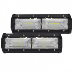 Set 2 proiectoare LED, 144W cu 48 de led-uri