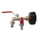 Container IBC S60 3/4" IG + robinet dublu 1/2"