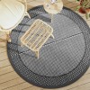 VidaXL Covor de exterior, ARAKIL gri, &Oslash;160 cm, PP