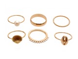 Inel ALDO auriu, SHELLCHIC 102, din metal
