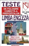 Teste de folosirea corecta a preopozitiilor in limba engleza - Ioan Lucian Popa