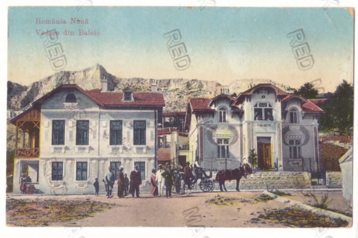 3116 - BALCIC, Dobrogea, Romania - old postcard - used - 1914