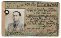 Abonament CFR cu autograf - anul 1948 - Gh. N. Lucianu de la Tribunalul Braila foto
