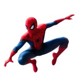 Cumpara ieftin Sticker decorativ, SpiderMan, Rosu, 72 cm, 10724ST, Oem