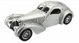 Macheta Bugatti Atlantic 1936 silver - Bburago 1/24, 1:24