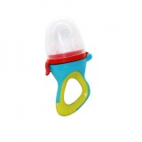 Dispozitiv hranire silicon BabyJem Fruits and Vegetables, Fara BPA, Maner Ergonomic, Capac Igienic, Multicolor