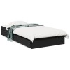VidaXL Cadru de pat cu sertare, negru, 100x200 cm, lemn prelucrat 3280672