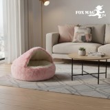 Cumpara ieftin Culcus pentru pisici, design cu margini ridicate, acoperit, 40 cm, Roz