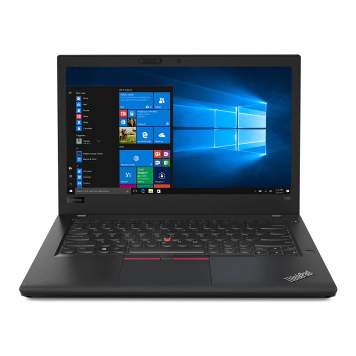 Laptop Refurbished LENOVO ThinkPad T480, Intel Core i5-8250U 1.60 - 3.40GHz, 8GB DDR4, 256GB SSD, 14 Inch Full HD, Webcam + Windows 10 Home NewTechnol