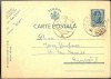 AX 181 CP VECHE -DOAMNEI JENNY KAUFMAN -BUCURESTI-DE LA FOCSANI-CIRC. 1939, Circulata, Printata