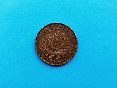 Half Penny 1944 Anglia-.. foto