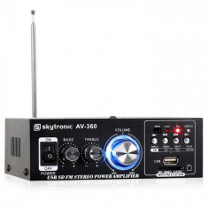 Skytronic Amplificator stereo Hi-Fi SKYTRONIC AV-360, USB, SD, MP3, AUX foto