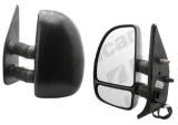 Oglinda exterioara Citroen Jumper 1999-2006, Fiat Ducato, 1999-2006, Peugeot Boxer 1999-2006, Dreapta, Crom, electrica, carcasa neagra, Convex, View