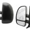 Oglinda exterioara Citroen Jumper 1999-2006, Fiat Ducato, 1999-2006, Peugeot Boxer 1999-2006, Dreapta, Crom, electrica, carcasa neagra, Convex, View