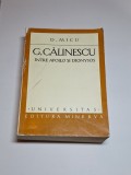 G. Călinescu &icirc;ntre Apollo și Dionysos &ndash; Aut. Dumitru Micu, Ed. Minerva, 1979 - Dedicatie si Autograf