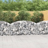 Gossi cos gabion arcuit 200x50x80/100 cm fier galvanizat