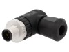 Conector Mufa M12 5 Pini IP67 Tata HARTING Pe Cablu 90 Grade