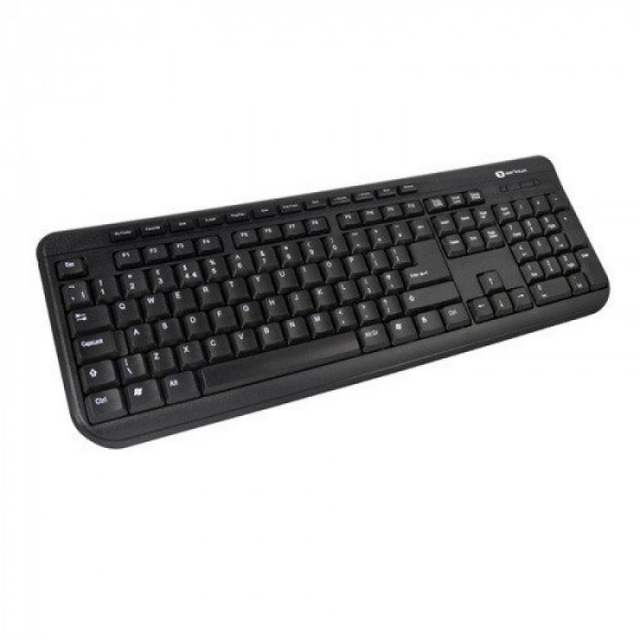 Tastatura Serioux SRXK-9400, Wired, USB, Taste Numerice, Layout International, Negru