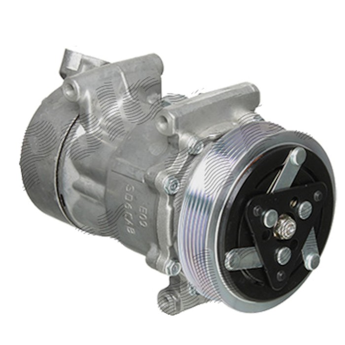 Compresor aer conditionat Citroen Berlingo, 2002-2008, motorizare 1.1/1.4/1.6, benzina, rola curea 119 mm, 6 caneluri, tip Sanden: SD6V12