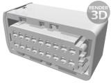 Conector TE Connectivity MCP 1.5K 18 pini 60V IP67 verde 3-1563759-1