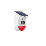 Aproape nou: Sirena de exterior wireless PNI SafeHouse HS013TS cu incarcare solara,