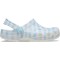 Saboti Crocs Classic Gingham Clog Kids Alb - White/Blue
