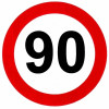 Sticker limita viteza 70 km/h, RoGroup