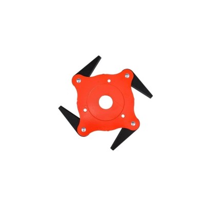 Disc pentru motocositoare cu 4 lame, compatibil cu iarba mare, arbusti, stuf, buruieni, foto