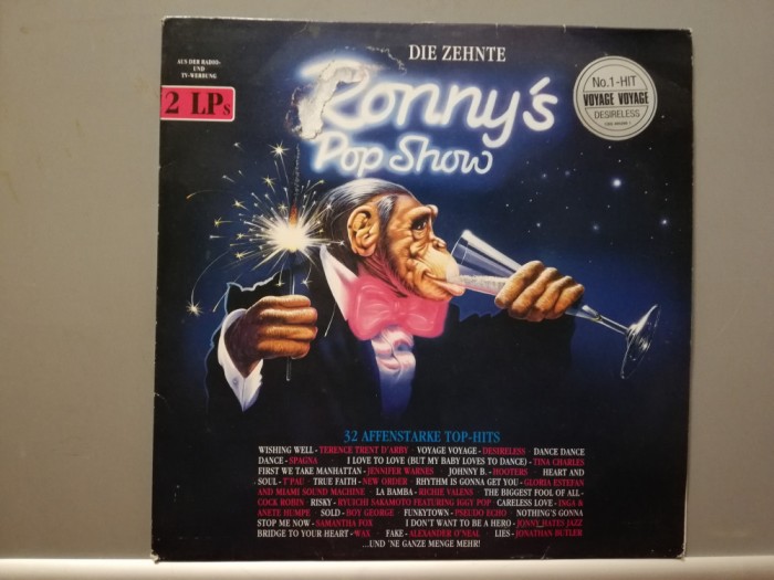 Ronny&rsquo;s Pop Show 10 (the Thent) &ndash; Selectiuni &ndash; 2LP Set (1987/CBS/RFG) - Vinil/NM