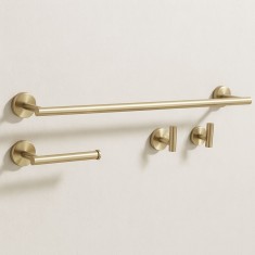 Set accesorii pentru baie Ari Brush Gold 4 piese