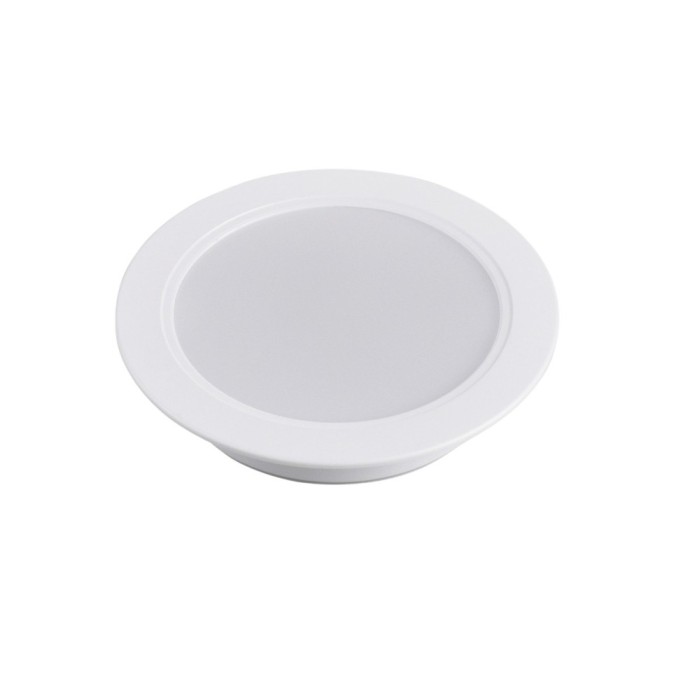 Spot LED incastrat Hoff, 9W, lumina neutra, alb, D120 mm