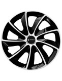 Cumpara ieftin Set 4 Capace Roti pentru Matiz, model Stig Extra Black &amp; White, R16