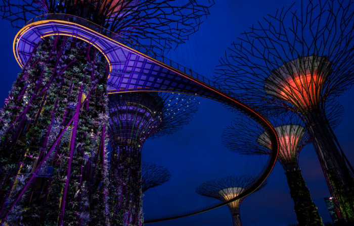 Fototapet autocolant Parc Singapore 1, 200 x 150 cm