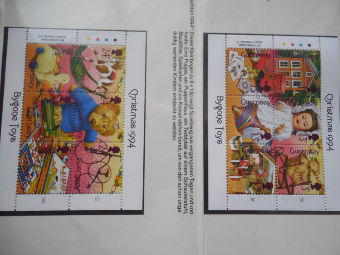 Guernsey-Craciun-serie completa ,nestampilate MNH