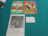 LOT PLIANTE CIRC +BILETE CIRC/ 1973 *32