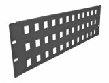 Patch panel 19&quot; 3U 48 porturi Keystone Negru, Delock 66838