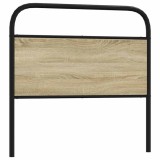 Gossi tablie stejar sonoma 90 cm otel si lemn prelucrat