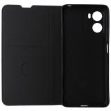 Husa tip carte cu stand Techsuit Magnet Skin neagra pentru Motorola Moto G06