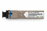 Modul SFP Gigabit WDM BiDi 20KM Singlemode SC, TX 1310nm RX 1550nm, DDM SFP-GE-LX-SM1310