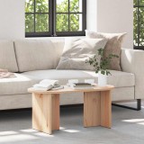 VidaXL Masă de cafea natural 80 x 39.5 x 35 cm Lemn masiv de pin