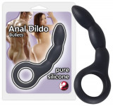 Dop Anal Dildo Bullets, Negru, 13.5 cm