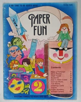 PAPER FUN , EXCITING THINGS TO MAKE AND DO , 1977 foto