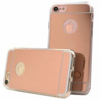 Husa pentru Apple iPhone 7 MyStyle Elegance Luxury tip oglinda Rose-Auriu foto
