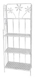 Cumpara ieftin Raft pardoseala 4 polite fier alb 60 x 27 x 160 cm