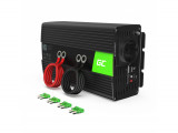 Invertor de tensiune auto de la 12V la 230V 1000W Green Cell INV08