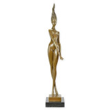 Nud modern-statueta din bronz cu soclu din marmura XX-15