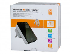 Mini Router wireless Repetor amplificator semnal wi-fi Router foto